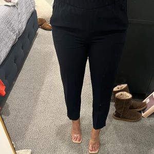 Dark Blue barely used polyester stretchy waisted pants